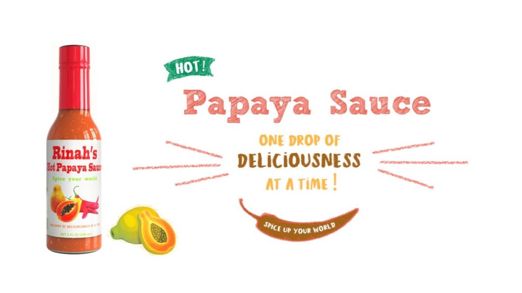 papayasauceslider Rinah's Hot Sauce